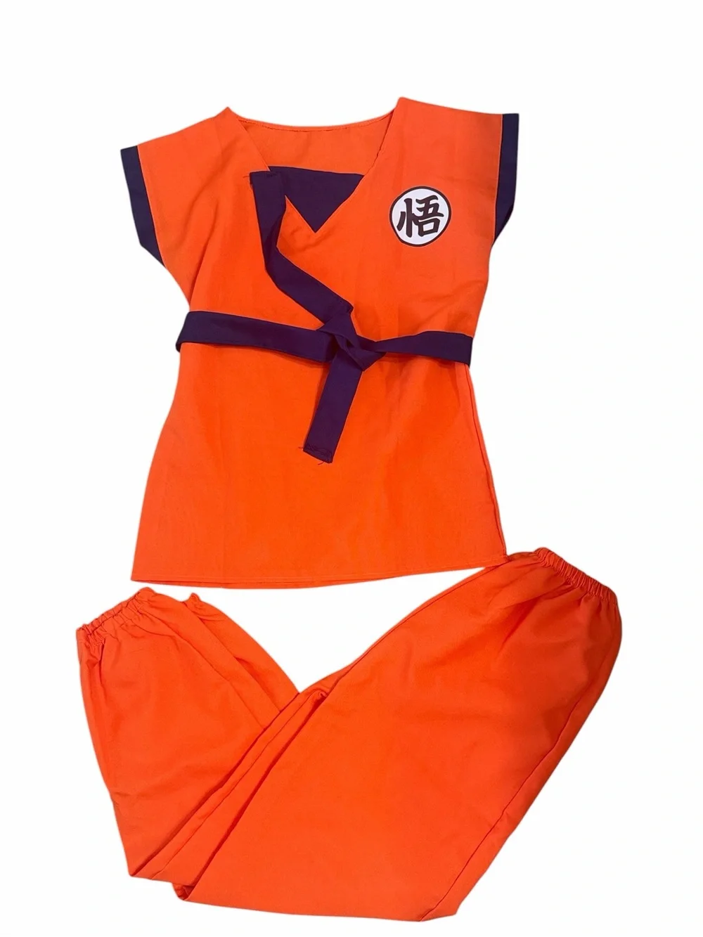 Kids Orange and Blue Boys Belted Costume(Size XL)